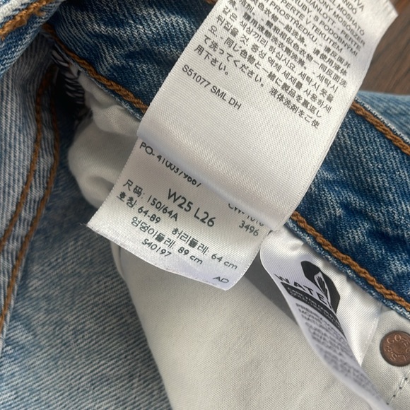 Levi's Wedgie Straight Jeans Clean Hem - Picture 5 of 5